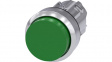 3SU10500BB400AA0 SIRIUS ACT Push-Button front element Metal, glossy, green