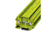 3047478 UTMED 4-PE feed-through terminal block screw, 0.14...6 mm2 green-yellow