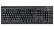 S26381-K511-L465 KB410 Slim Keyboard, GB English (UK)/QWERTY, USB, Black