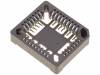 PLCC-32-AT-SMT Панелька: PLCC; PIN:32; фосфор-бронза; 1А; термопласт; UL94V-0; SMT