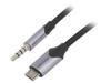 BDGBH Кабель; Jack 3,5мм вилка,вилка micro USB B; 2м; черный
