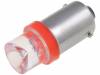 OST089S01GD-R5RUT8C1A Лампочка LED; красный; BA9S; 1(тип)лм; Кол-во диод:1; 0,24Вт; 120°