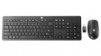 T6L04AA#ABD Wireless Slim Business Keyboard and Mouse DE Germany/QWERTZ USB Black