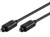 AVK-220-0500, Кабель; Toslink вилка, с обеих сторон; 5м; Диам.провода:5мм, Goobay