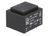 BV EI 303 2801, Трансформатор: залитый; 1,5ВА; 230ВAC; 10В; 150мА; Монтаж: на плату, Hahn