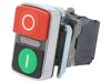 XB4BW73731M5 Illuminated Pushbutton 1NO + 1NC 3 A 240 VAC IP66/IP69/IP69K/IK06