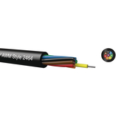 UL-LIYY 8XAWG24, 2464/1061 [100 м], Control Cable 0.22 mm Semi-Rigid PVC Unshielded 100 m Black, Kabeltronik