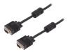 AK-310103-030-S, Кабель; вилка D-Sub 15pin HD, с обеих сторон; черный; 3м; 28AWG, ASSMANN
