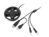 93896, Hub USB; USB 1.1,USB 2.0; черный; Кол-во портов:4; 480Мбит/с, Goobay