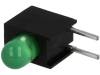 L-1384AD/1GD LED; в корпусе; Кол-во диод:1; 3,4мм; THT; зеленый; 10-20мкд; 60°
