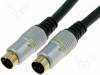 TCV6600-1.8, Кабель; SVHS вилка 4pin, с обеих сторон; 1,8м; Покрытие: позолота, PROLINK