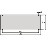 30828-058, Front Panel 3 HE 84 TE, Schroff