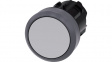 3SU1030-0AB80-0AA0 SIRIUS ACT Push-Button front element Metal, matte, grey