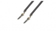 214922-1211 Pre-Crimped Lead, Male / Male - Pico-Blade, 75mm L, 26AWG