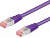 S/FTP6-CU-015VI Patch cord; S/FTP; 6; многопров; Cu; LSZH; фиолетовый; 1,5м