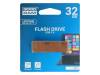 UEC2-0320N0R11, Флешка; USB 2.0; 32ГБ; коричневый; Считывание:20МБ/с, GOODRAM