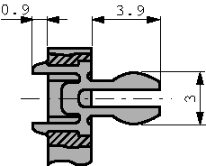 10214-52B2PL, MDR socket 14P, 3M