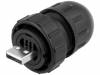 DCC-USBAT-150, Вилка; USB A; Data-Con-X; на провод; прямой; V: USB 2.0; IP67,IP68, Switchcraft