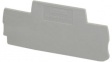 3038558 D-STTB 2,5-TWIN End plate, Grey