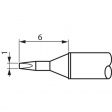 STTC-125P Паяльный наконечник Долотообразное, длина 6,0 мм 1.0 mm