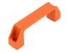 37102 Ручка; Мат-л: технополимер (PA); оранжевый; H:41мм; L:137мм
