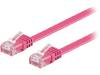 96410 Patch cord; U/UTP; 6; многопров; Cu; ПВХ; розовый; Дл.кабеля:1,5м