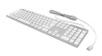 KSK-8022MACU Keyboard for macOS, DE Germany, QWERTZ, USB, Cable