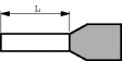1-966067-3 Обжимной наконечник с выступом черный 1.5 mm²/10 mm