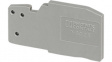 3042243 D-SC 2,5 End plate, Grey