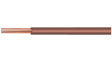 3075 BR001 [305 м] Hook-Up Cable, 0.82 mm2, Brown Stranded Tin-Plated Copper Wire PVC