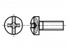 3056373 Винт; M1,6x2; Головка: сферическая; Phillips,прямой; сталь; цинк