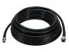 WL0103, Кабель; 50Ом; 12м; гнездо N, вилка N; экранированный; черный, LOGILINK