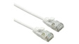 21.15.1698 Patch Cable, RJ45 Plug - RJ45 Plug, CAT6a, F/UTP, 150mm, White