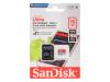 SDSQUAR-016G-GN6MA, Карта памяти; Android, UHS-I; SD HC Micro; 16ГБ; Class 10, Sandisk
