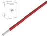 2842/19 RD001 [305 м] Hook-Up Wire, 0.09 mm2, Red Copper Strand, Silver Plated PTFE