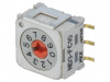 ND3FC10P, Кодирующий переключатель; DEC/BCD; Пол: 10; Rконт.макс: 30мОм, NKK Switches (NIKKAI, Nihon)