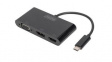DA-70859 Adapter, USB-C Plug - VGA Socket/HDMI Socket/DisplayPort Socket