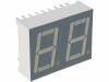 DC56-11YWA Дисплей: СИД; двухразрядный семисегментный; 14мм; желтый; катод