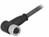 21348300388075, Разъем: M8; "мама"; PIN:3; угловой 90°; с проводом; вилка; 7,5м; TPU, Harting