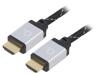 CCB-HDMIL-2M Кабель; HDMI 2.0; вилка HDMI,с обеих сторон; 2м; черный; 30AWG