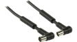 CSGP40120BK15 Coax Cable 120dB Coax Male - Coax Female 1.5m Black