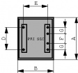 VB 0.5/2/15 Трансформатор PCB 0.5 VA 15 VAC (2x)