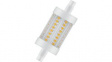 4058075811874 Dimmable Double-Ended LED Lamp 78mm 8.5W 2700K R7s