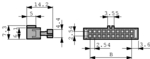 1-215911-6, Multipole socket DIN 41651 16, Female, TE Connectivity