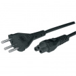 BB-227-06 Power cable for Notebooks, CH 1.8 m черный