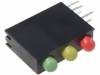OSTSLT3E34X-3F3C LED; в корпусе, трехцветный; Кол-во диод:3; 3мм; THT; 68-100мкд