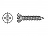 1377647 Винт; 3,9x22; Головка: потайная; Phillips; закаленная сталь; цинк