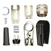 T 3300 005, Разъем: M16; вилка; "папа"; на провод; 300В; IP40; PIN:4; пайка; 5А, Amphenol