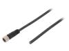 SAIL-M8BG-4-10U, Соединительный кабель; M8; PIN: 4; прямой; 10м; вилка; 30ВAC; 4А, Weidmuller