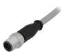 21348400C79005, Вилка; M12; PIN:12; "папа"; код A-DeviceNet / CANopen; 0,5м, Harting